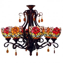 Chandelier Rose 6 Hele...